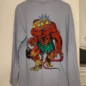 RICK & MORTY CARTOON NETWORK LONG SLEEVE TEE✨